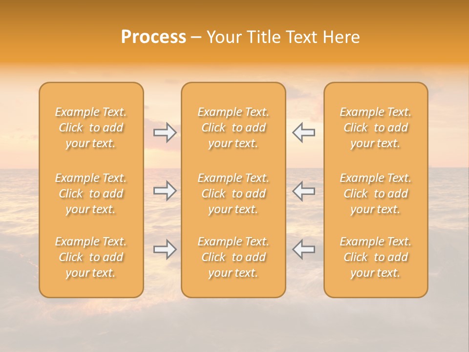 Exotic Yellow White PowerPoint Template