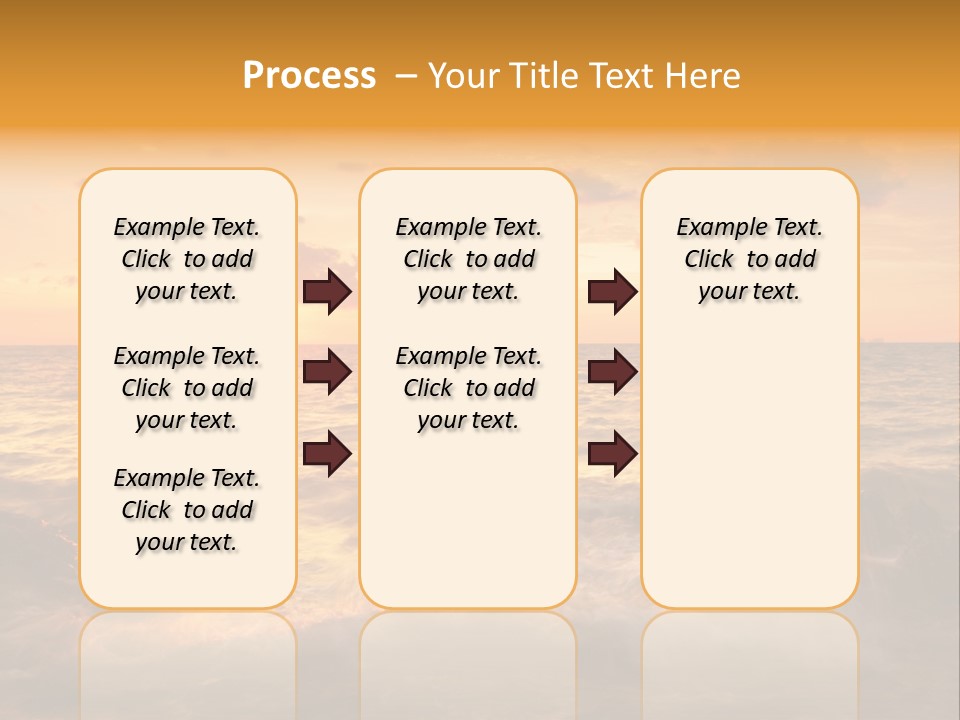 Exotic Yellow White PowerPoint Template