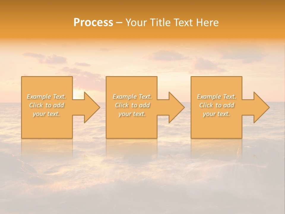 Exotic Yellow White PowerPoint Template