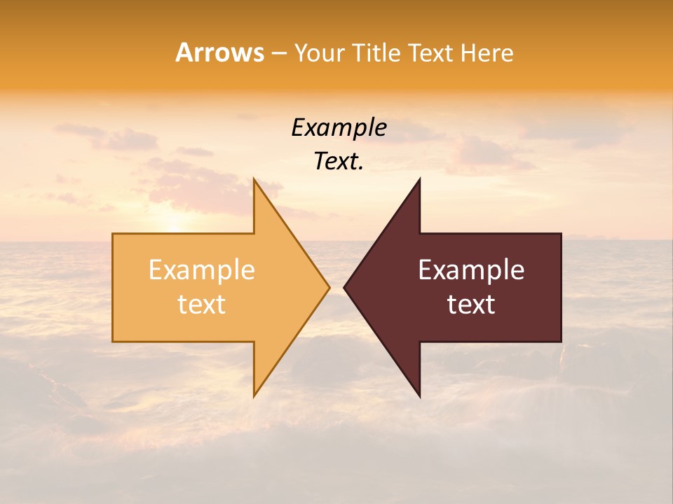 Exotic Yellow White PowerPoint Template