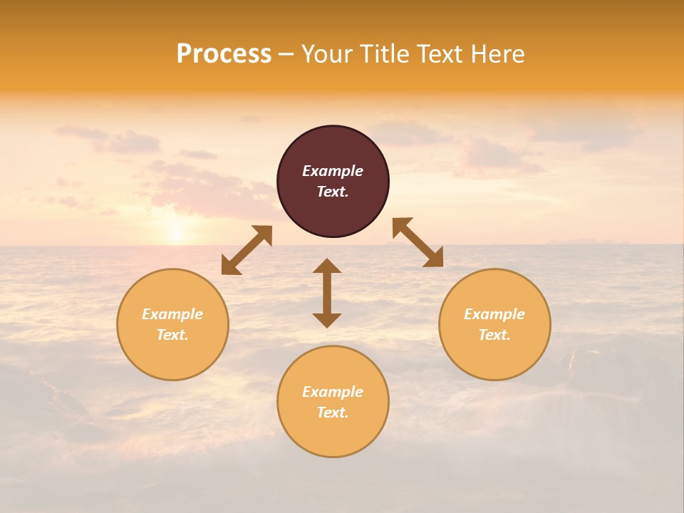 Exotic Yellow White PowerPoint Template