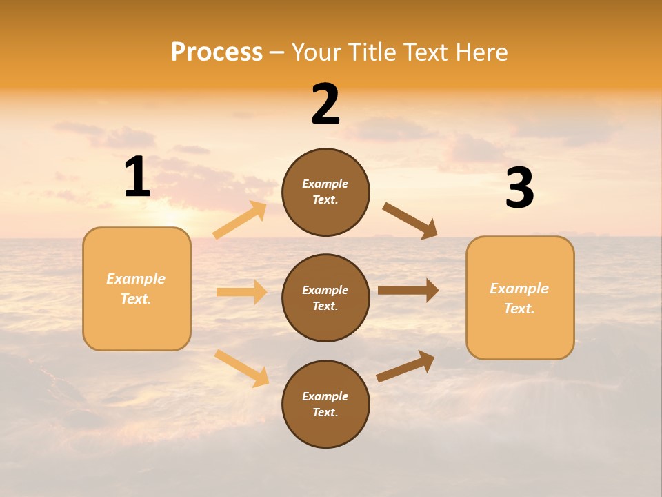 Exotic Yellow White PowerPoint Template