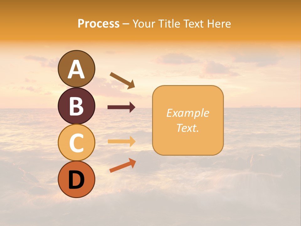 Exotic Yellow White PowerPoint Template
