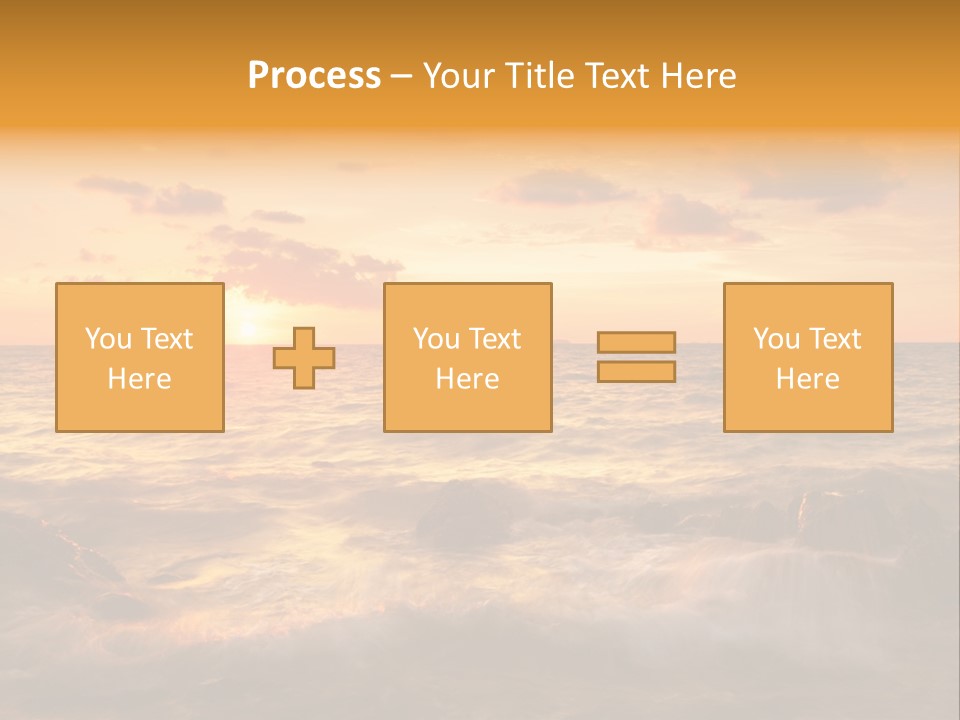 Exotic Yellow White PowerPoint Template