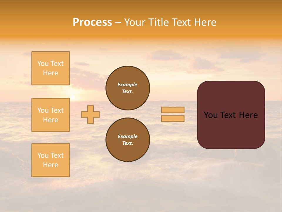 Exotic Yellow White PowerPoint Template