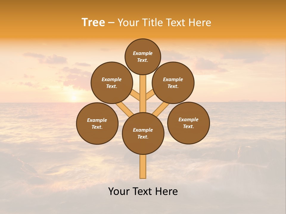Exotic Yellow White PowerPoint Template
