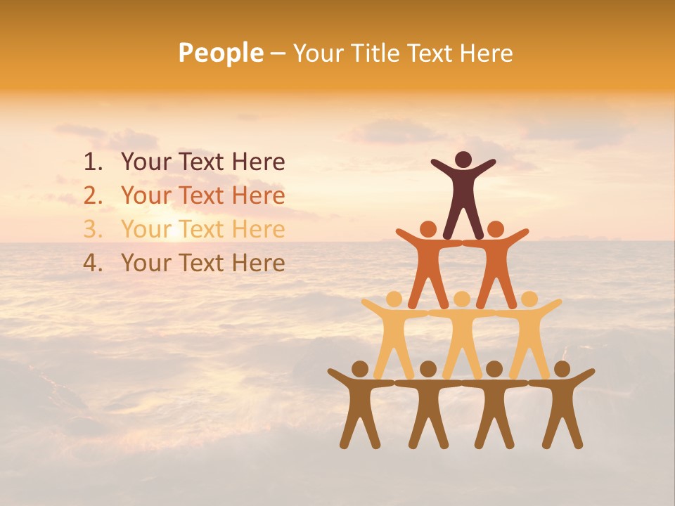 Exotic Yellow White PowerPoint Template