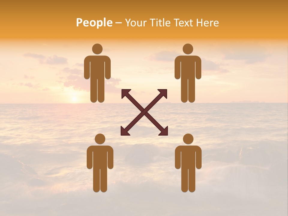 Exotic Yellow White PowerPoint Template