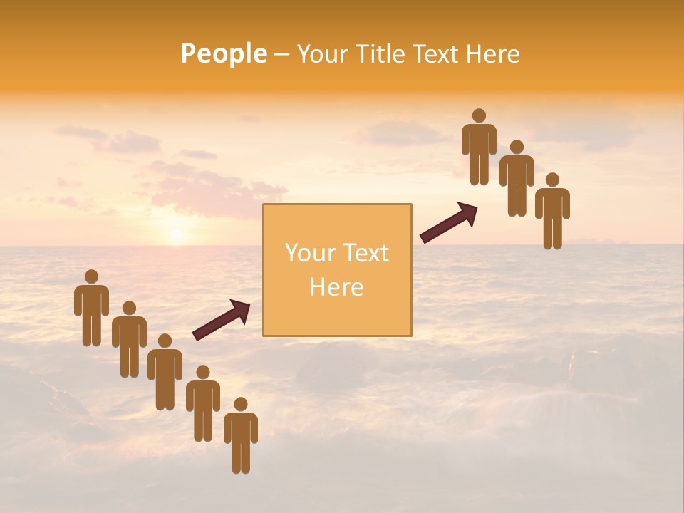 Exotic Yellow White PowerPoint Template