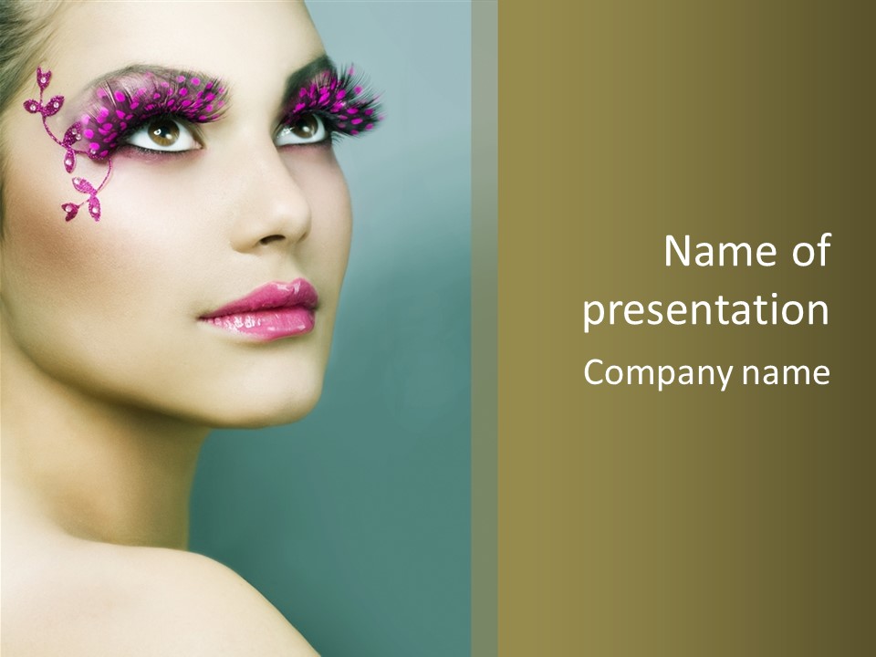 Violet Young Celebrating PowerPoint Template