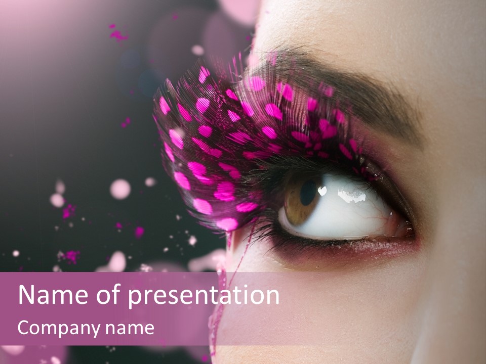 Healthy Beauty Long PowerPoint Template