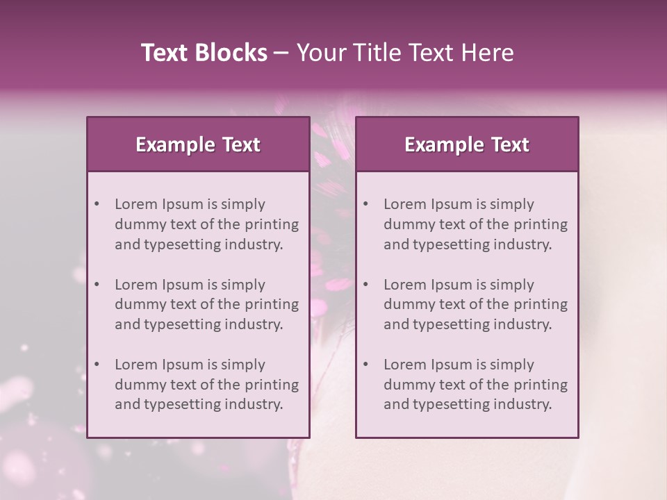 Healthy Beauty Long PowerPoint Template