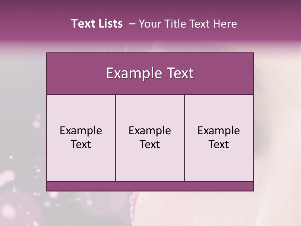 Healthy Beauty Long PowerPoint Template