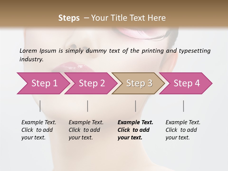 One Luxury Portrait PowerPoint Template