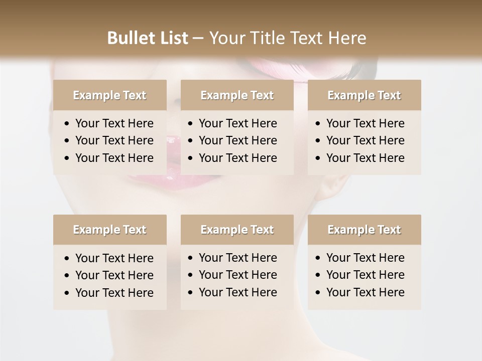 One Luxury Portrait PowerPoint Template