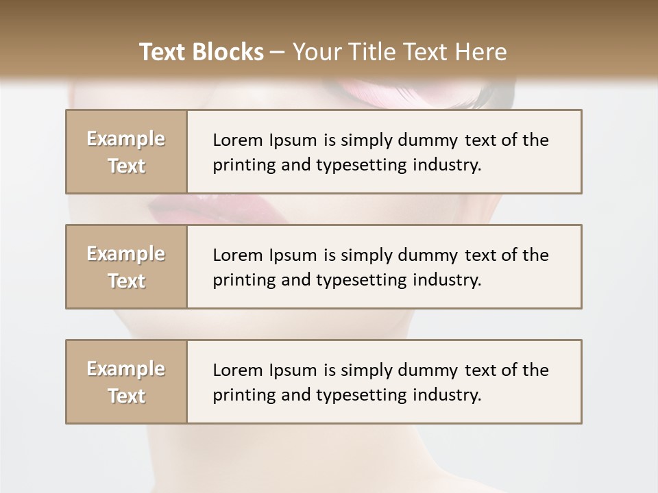 One Luxury Portrait PowerPoint Template