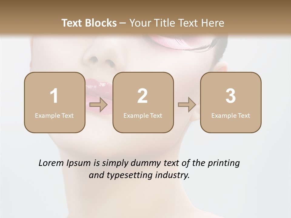 One Luxury Portrait PowerPoint Template