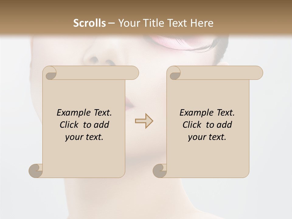 One Luxury Portrait PowerPoint Template