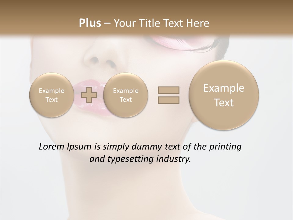 One Luxury Portrait PowerPoint Template