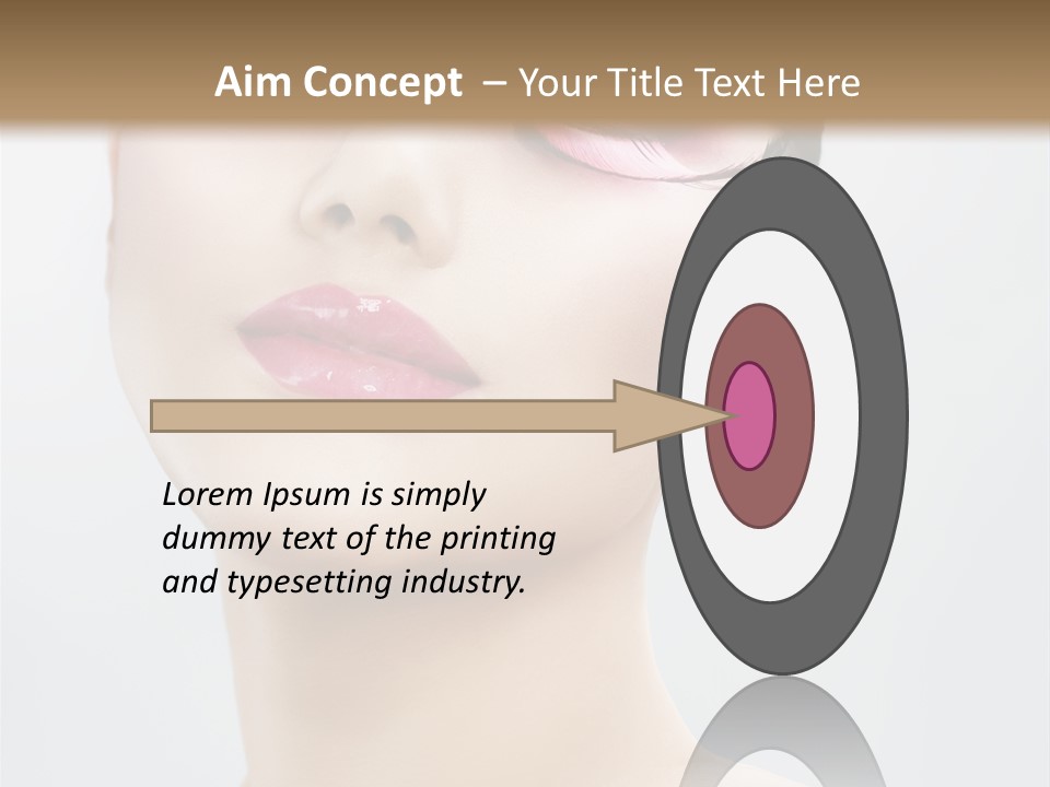 One Luxury Portrait PowerPoint Template