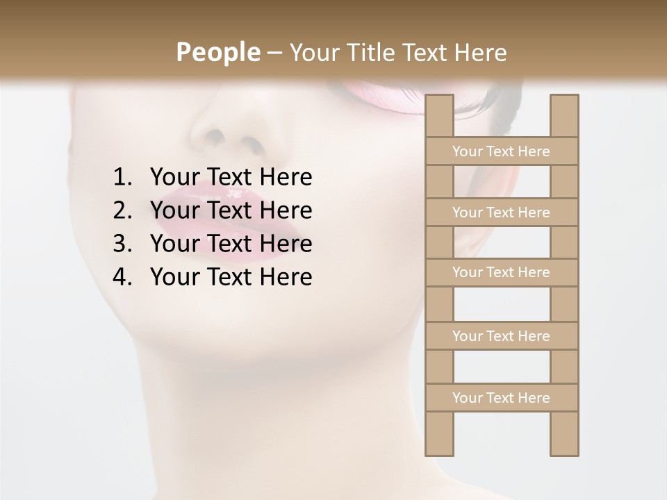 One Luxury Portrait PowerPoint Template