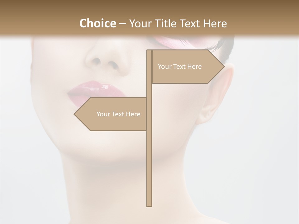 One Luxury Portrait PowerPoint Template