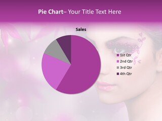 White Eyelash Style PowerPoint Template