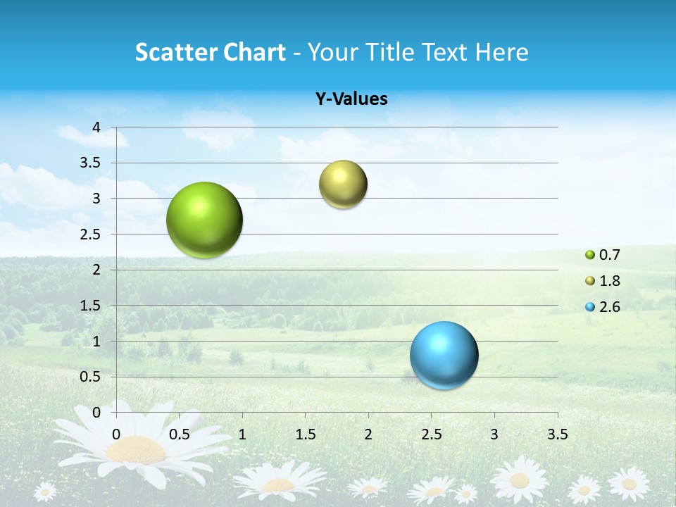 Cloud Floral Pasture PowerPoint Template