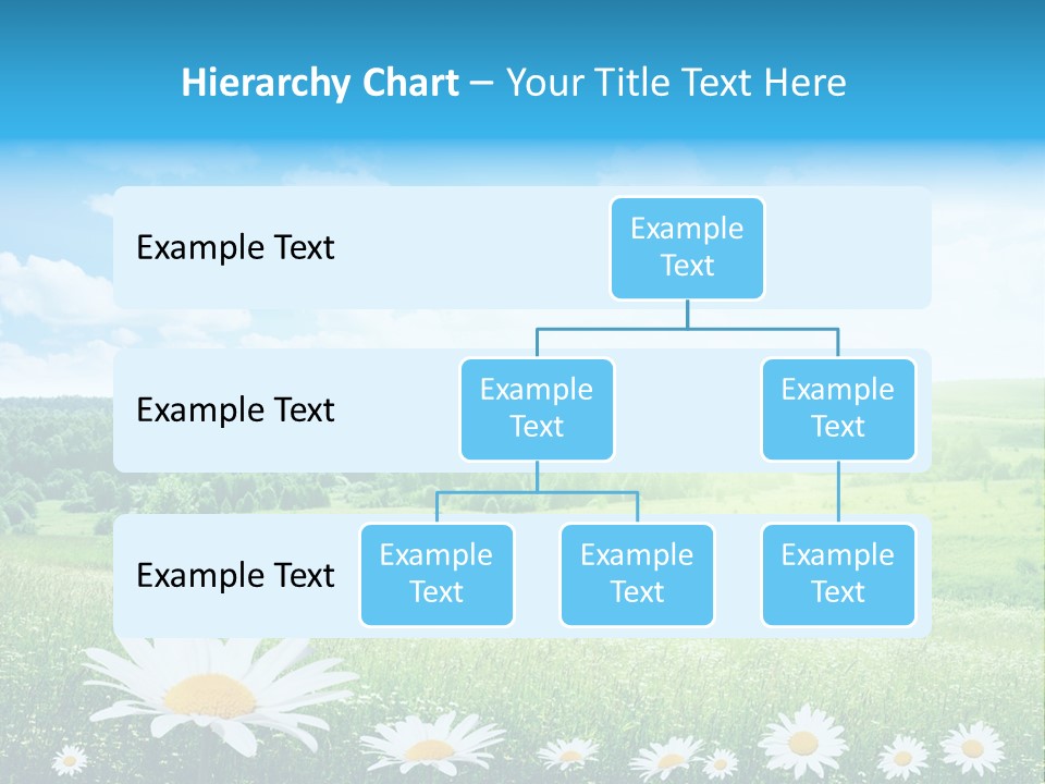 Cloud Floral Pasture PowerPoint Template
