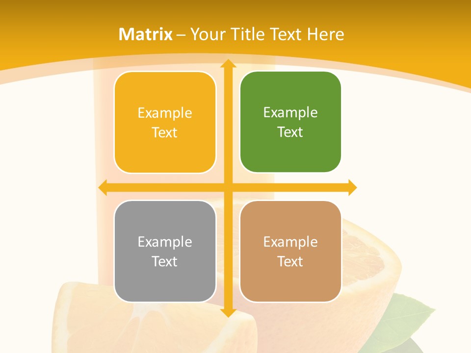 Half Cut Close Up PowerPoint Template