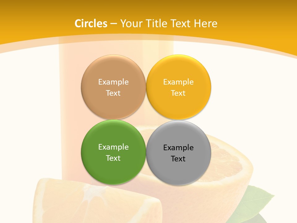 Half Cut Close Up PowerPoint Template