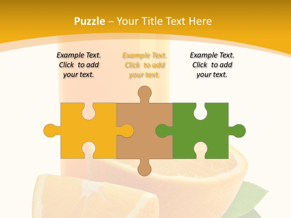 Half Cut Close Up PowerPoint Template