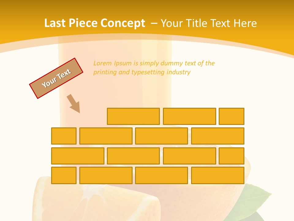 Half Cut Close Up PowerPoint Template