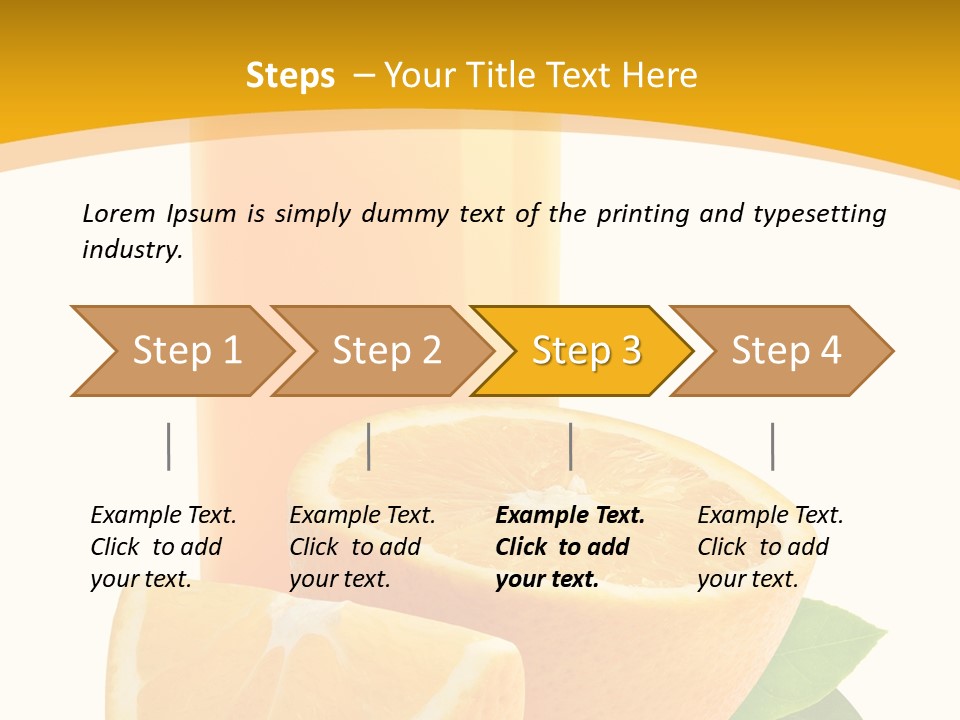 Half Cut Close Up PowerPoint Template
