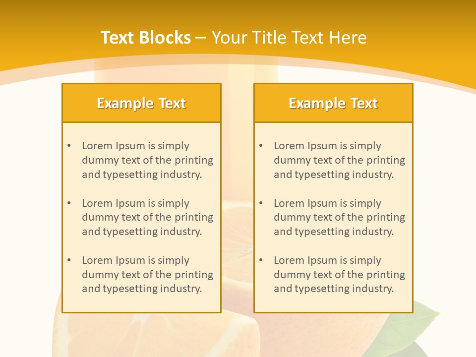 Half Cut Close Up PowerPoint Template