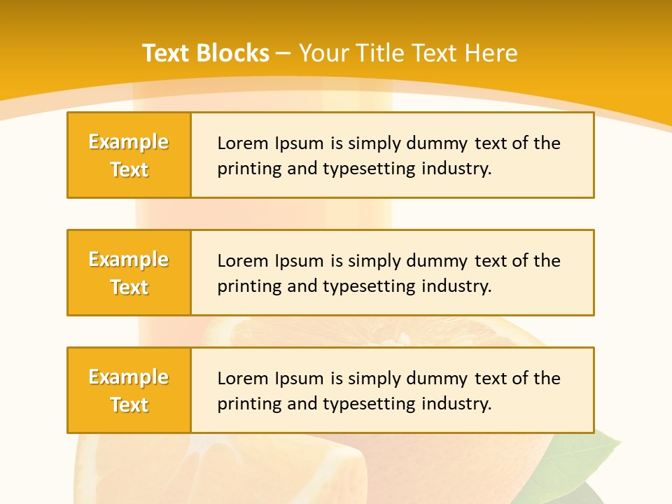 Half Cut Close Up PowerPoint Template