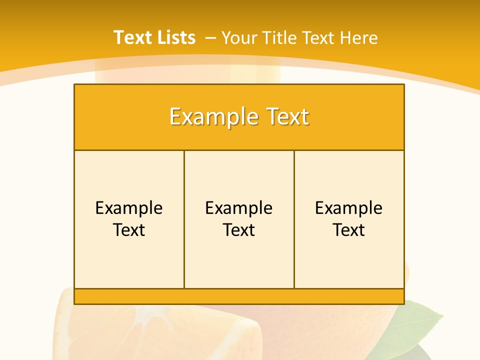 Half Cut Close Up PowerPoint Template