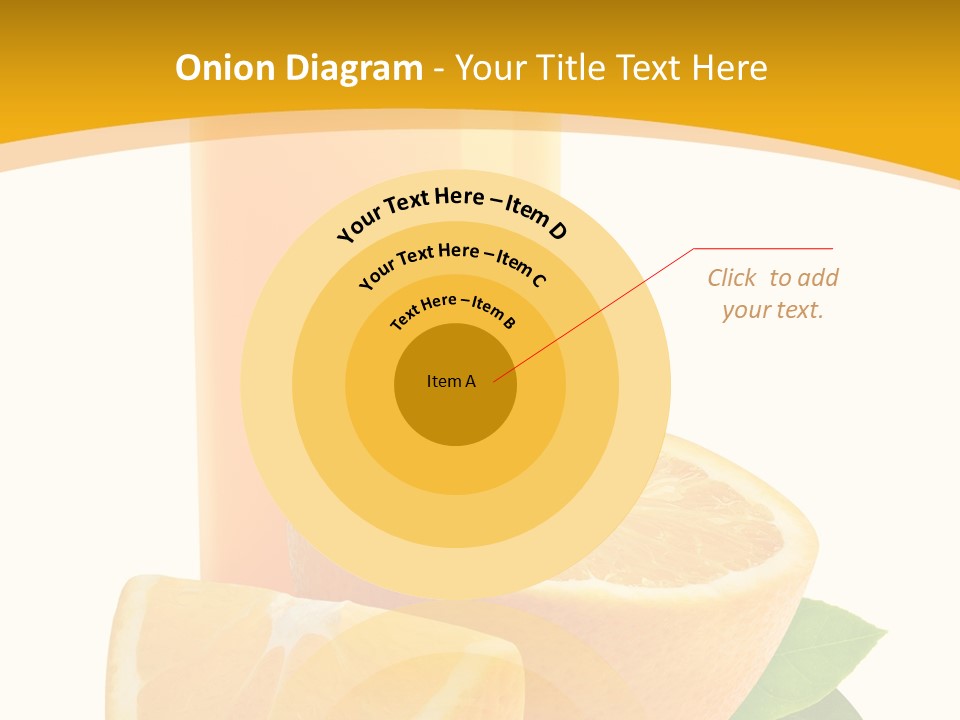 Half Cut Close Up PowerPoint Template