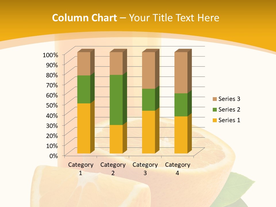 Half Cut Close Up PowerPoint Template