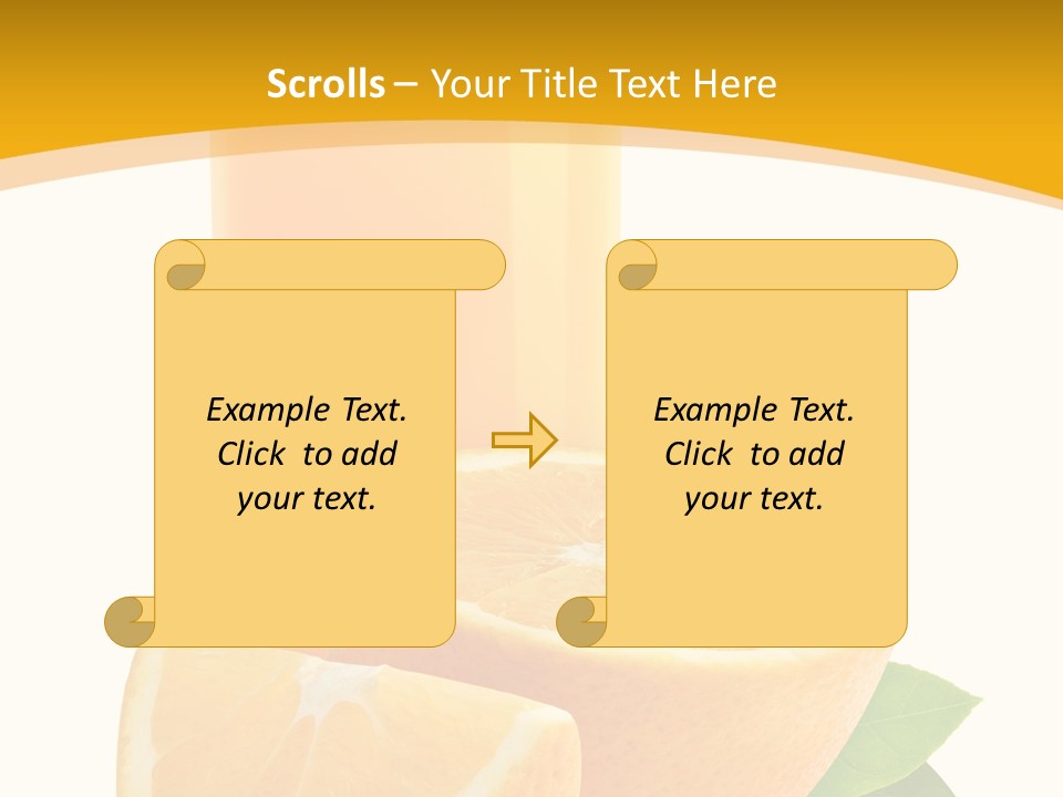 Half Cut Close Up PowerPoint Template