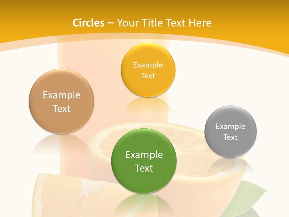 Half Cut Close Up PowerPoint Template