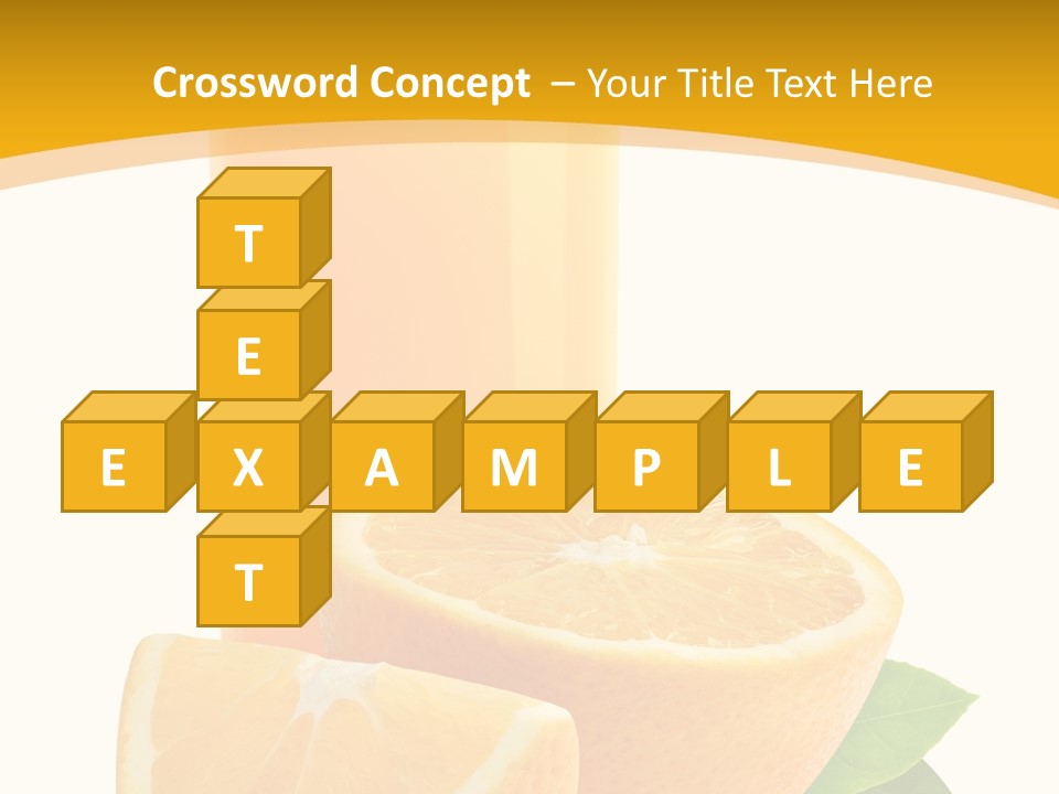 Half Cut Close Up PowerPoint Template