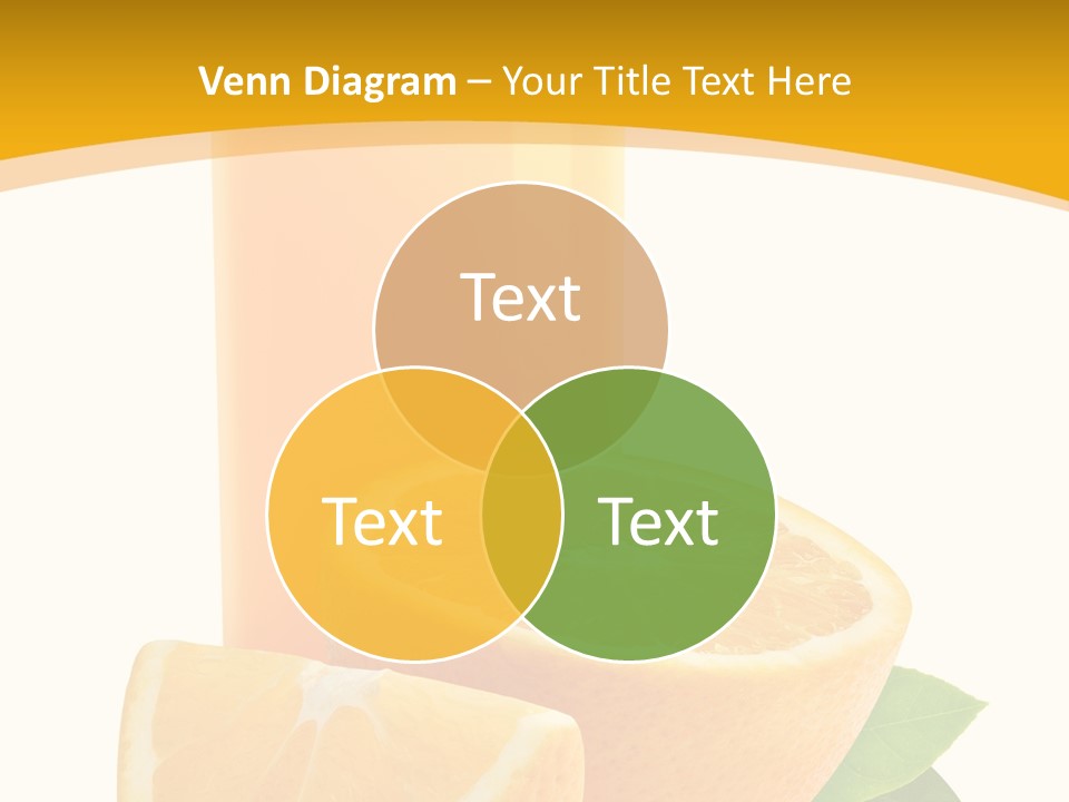 Half Cut Close Up PowerPoint Template