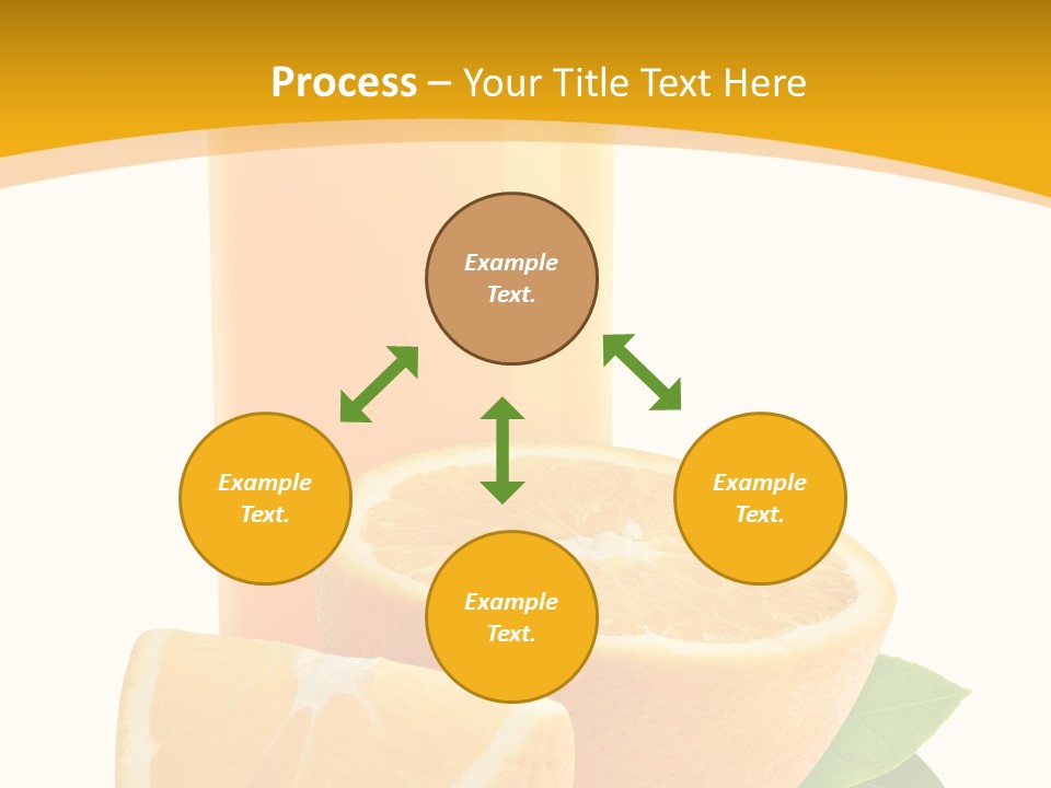 Half Cut Close Up PowerPoint Template