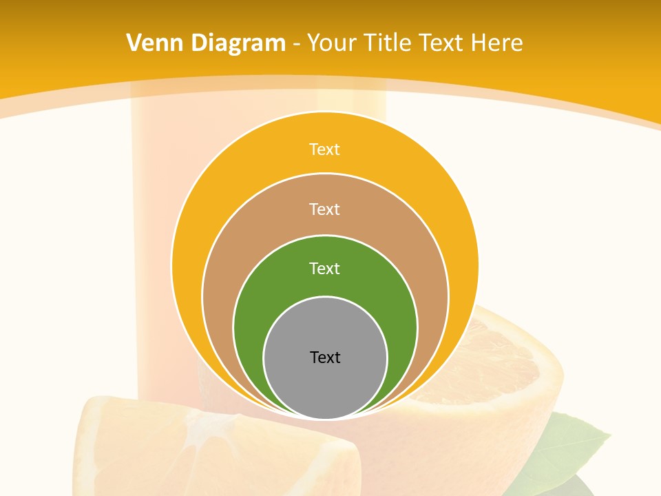 Half Cut Close Up PowerPoint Template
