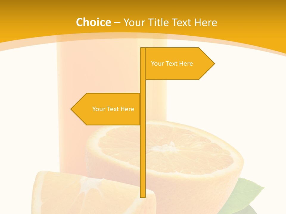 Half Cut Close Up PowerPoint Template