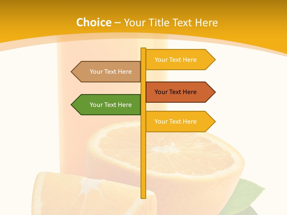 Half Cut Close Up PowerPoint Template