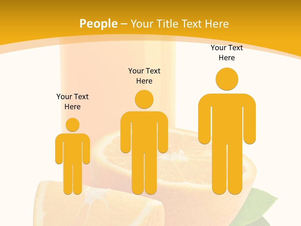 Half Cut Close Up PowerPoint Template