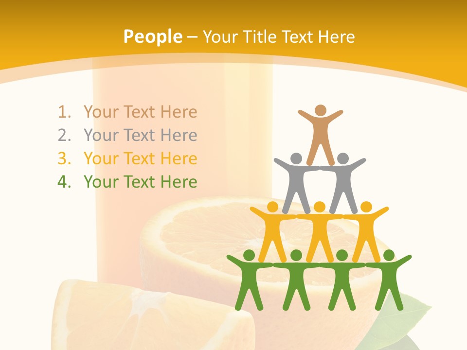 Half Cut Close Up PowerPoint Template