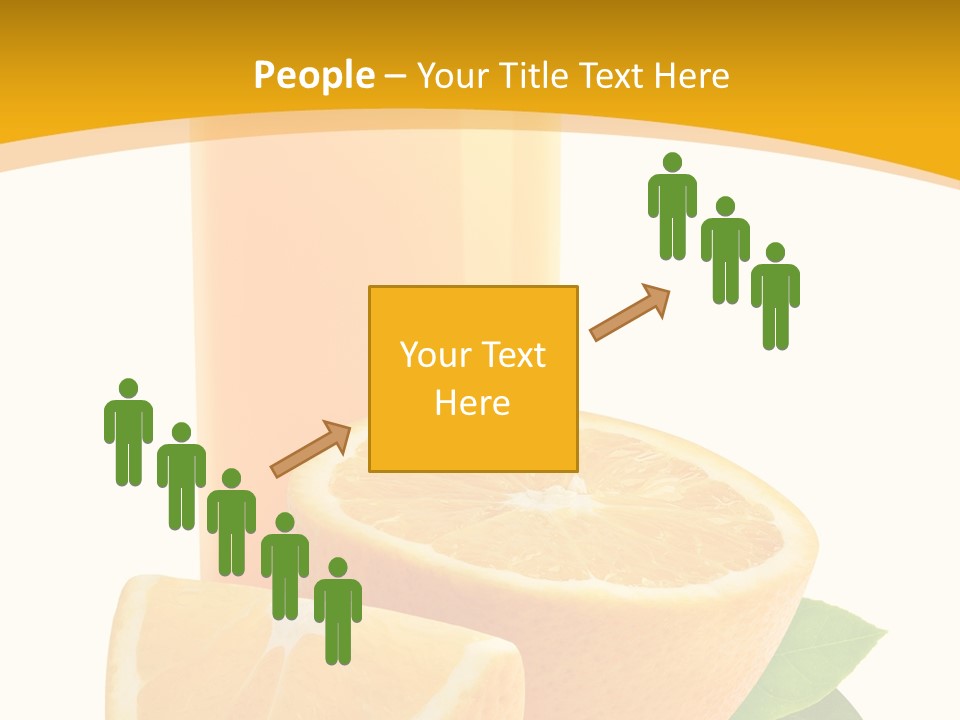 Half Cut Close Up PowerPoint Template